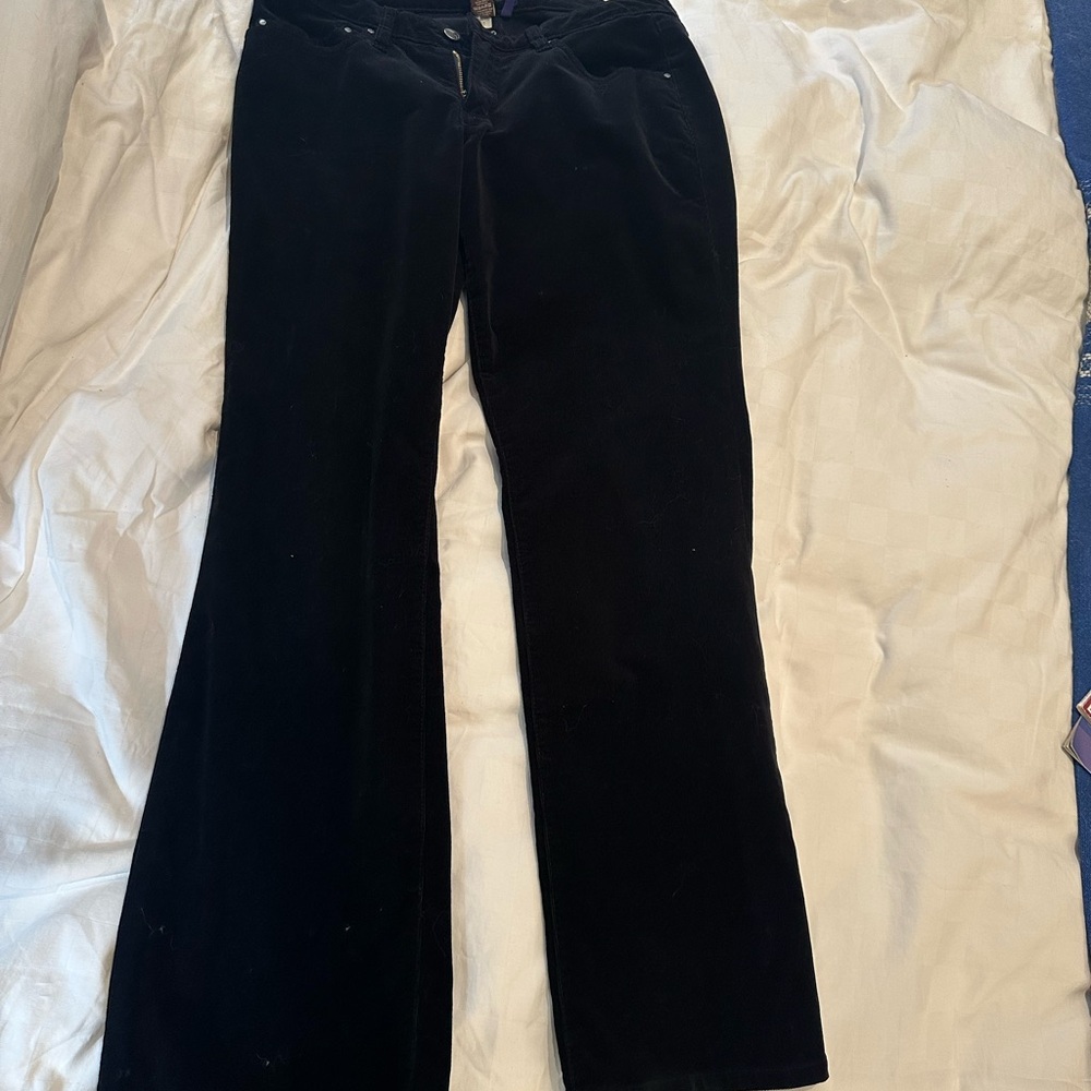 Jag Jeans Stretch Black Velvet-Corduroy dress jeans